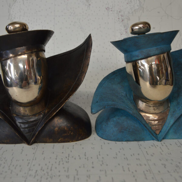 Bronze d'art Marin dans le vent