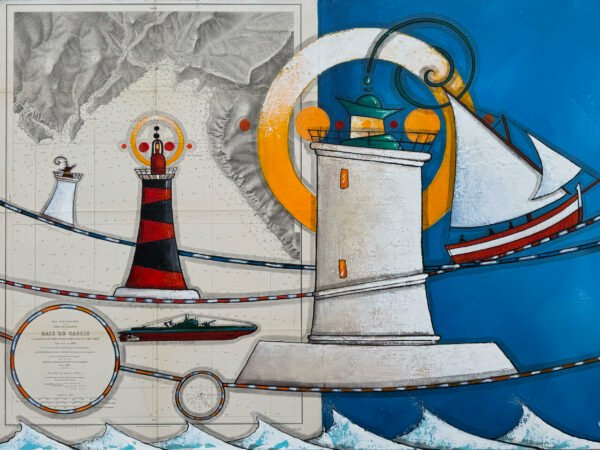 Les phares de Cassis, la balise de la Cassidaigne, et le sous-marin Protée