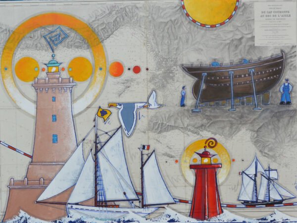 Marseille lieu de naissance du côtre la Grande-Hérmine