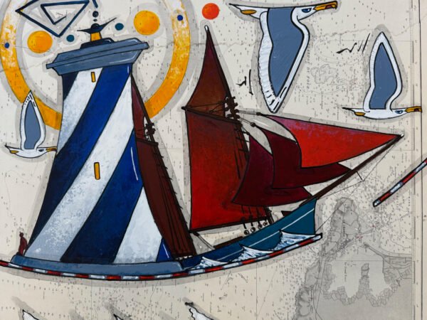 Passage du phare du Four de Croisic