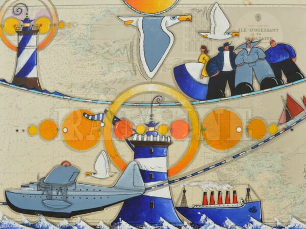 Hydravion Lieutenant de Vaisseau Paris passant devant la Banche