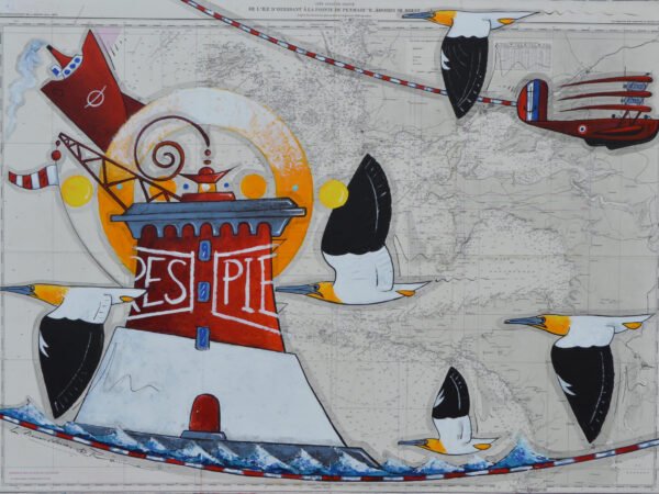 Le phare des Pierres-Noires - Mer d'Iroise