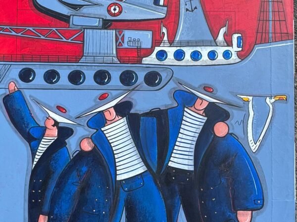 Aspirants aviateurs avant catapultage