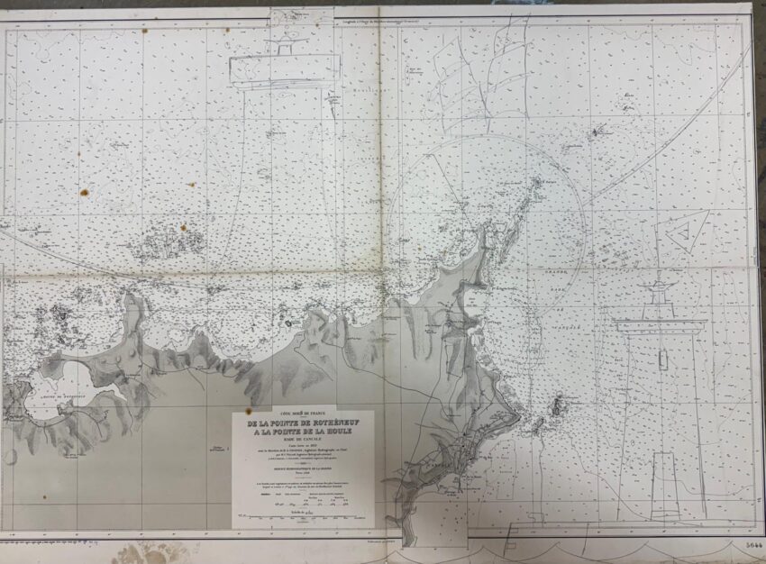 Carte marine - les abords de Cancale