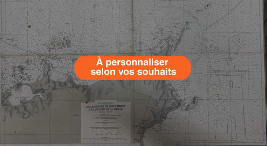 carte marine personnalisable