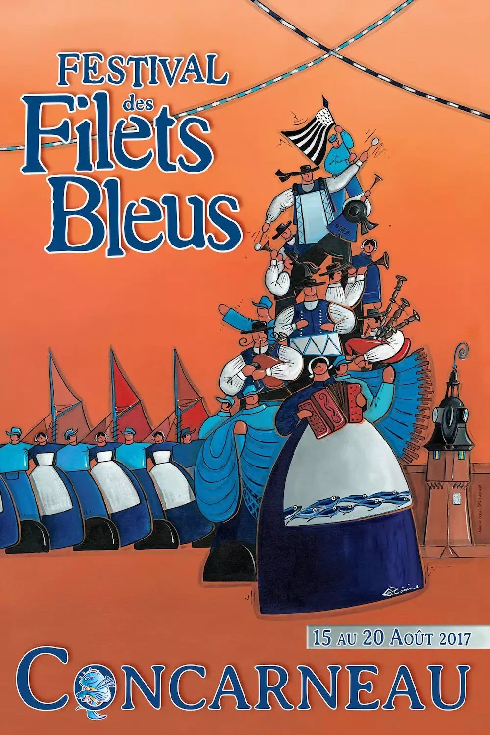 affiche festival des filets bleus