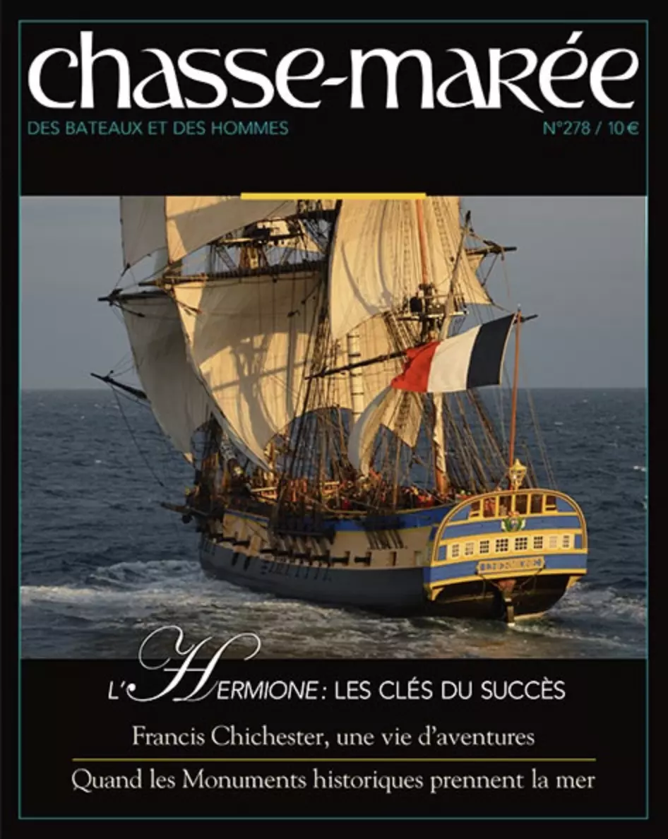 chasse marée sur l'Hermione