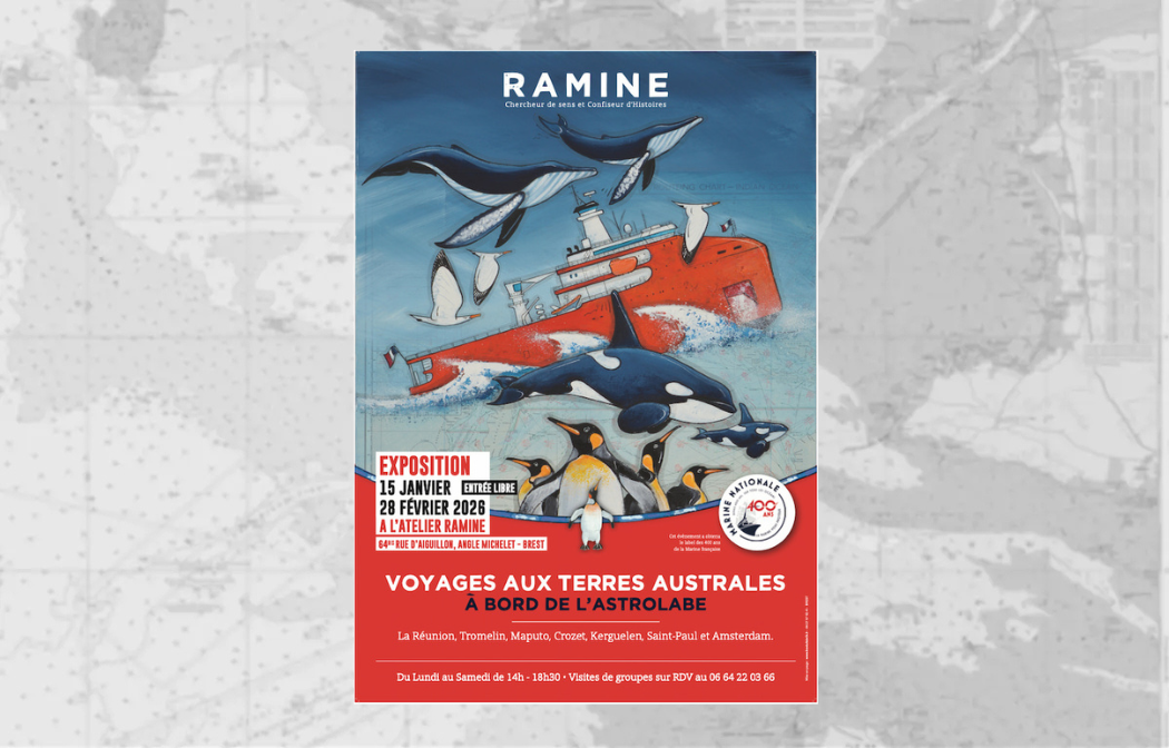 Exposition Voyages aux terres australes