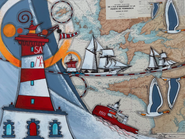 Astrolabe au départ de la mer d'iroise