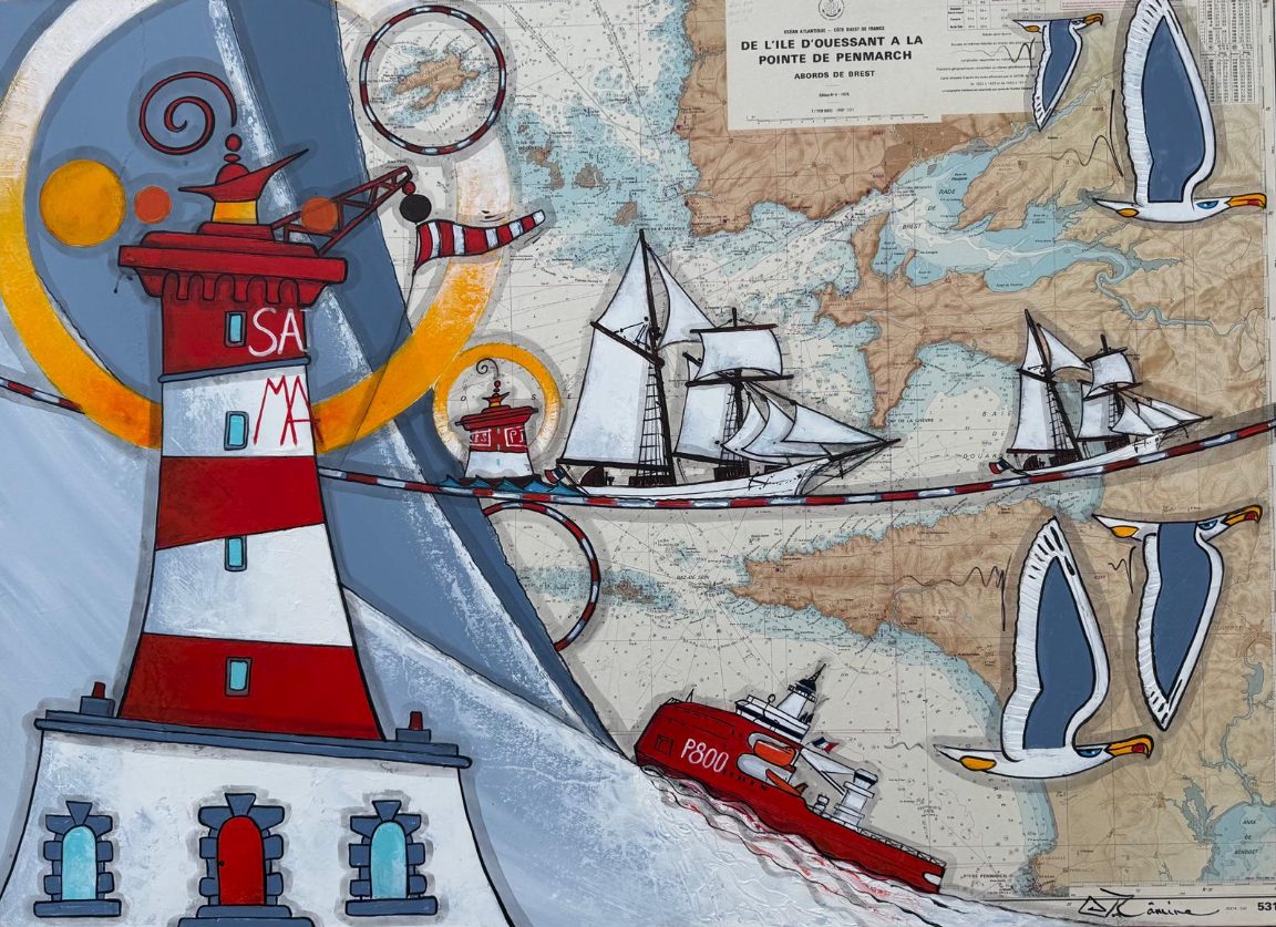 Astrolabe au départ de la mer d'iroise