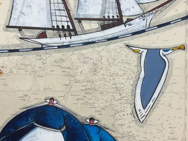 Les trégoroises et la goélette