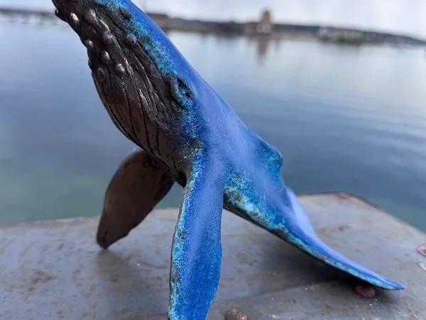 Sculpture Bronze art Baleine #1