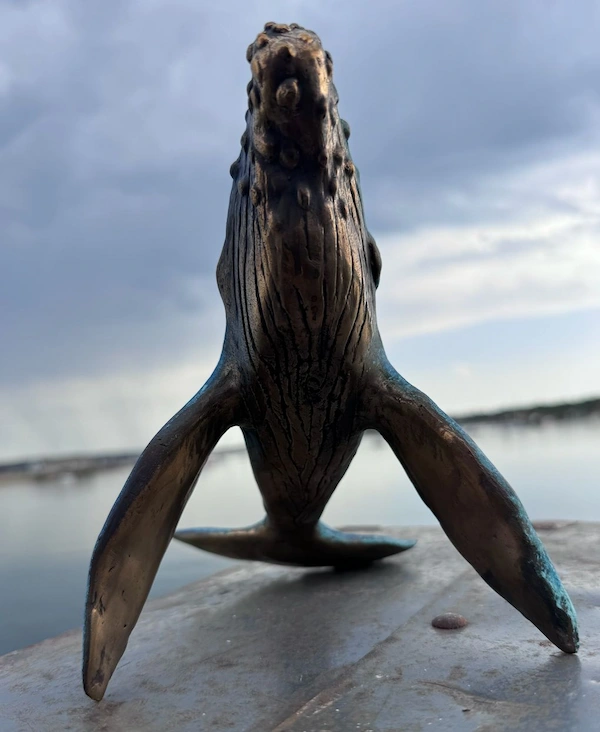 Sculpture Bronze art Baleine #3