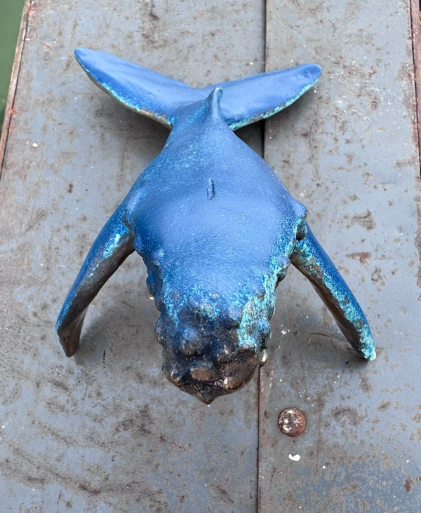 Sculpture Bronze art Baleine #4