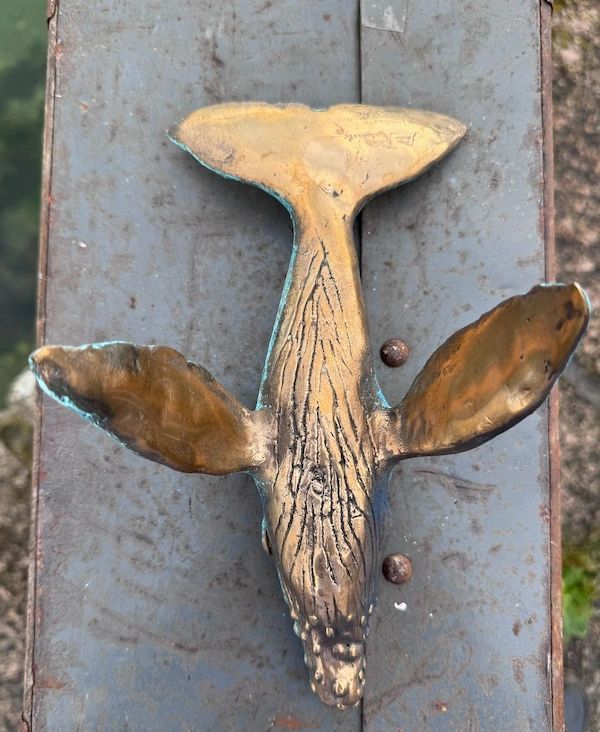 Sculpture Bronze art Baleine #5