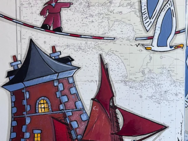 Peinture la tour Vauban Camaret