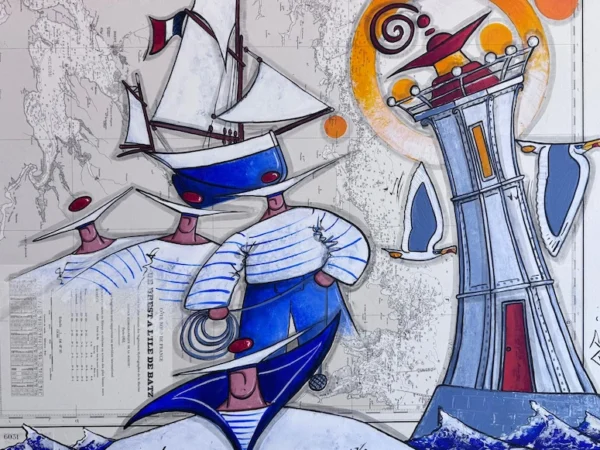 peinture les marins de la Royale
